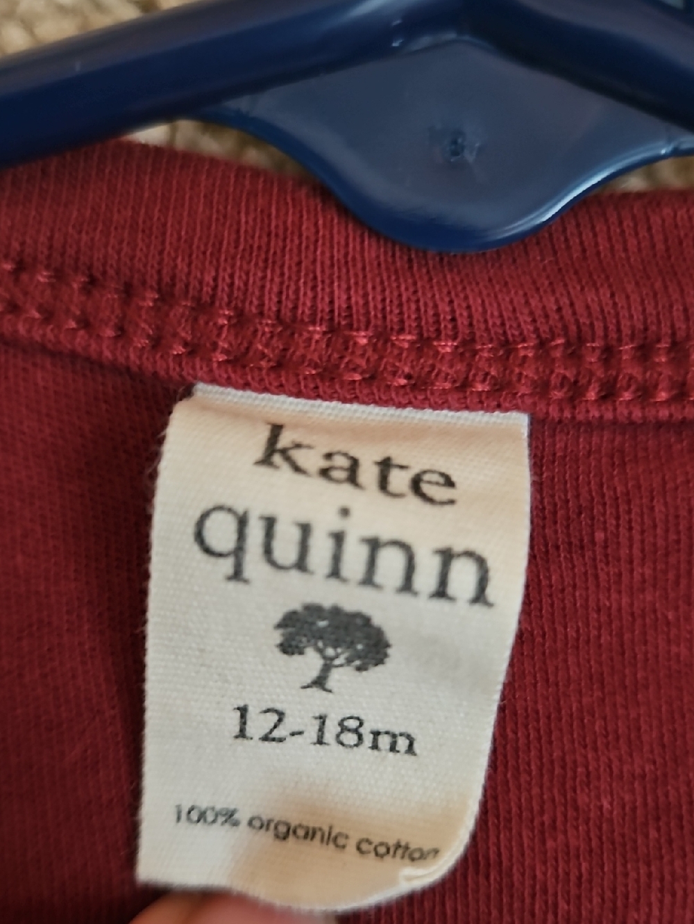 Kate Quinn Organic Cotton Henley Romper 12-18 Months - Picture 3 of 3